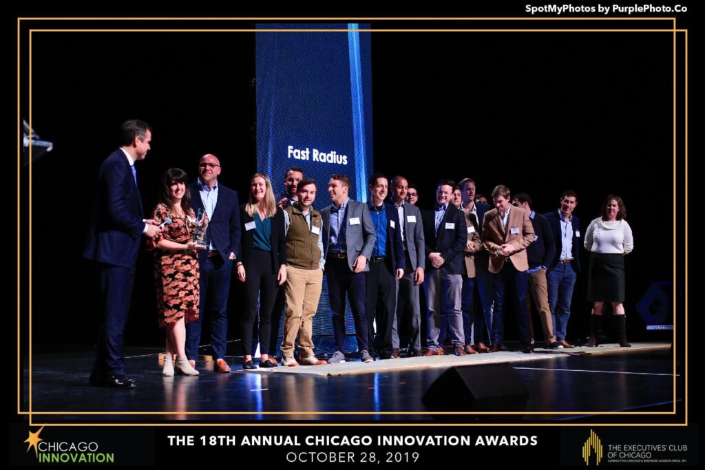 Fast Radius accepting Chicago Innovation Award