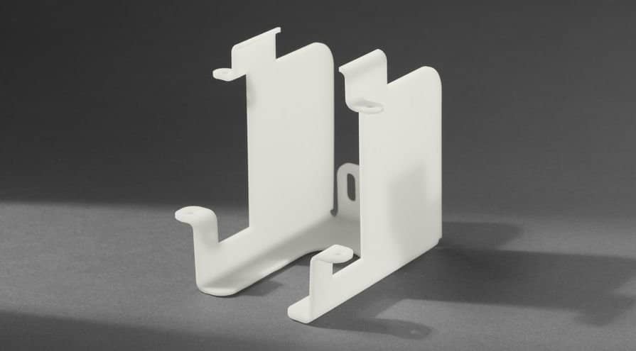 Rigid Resin White parts double