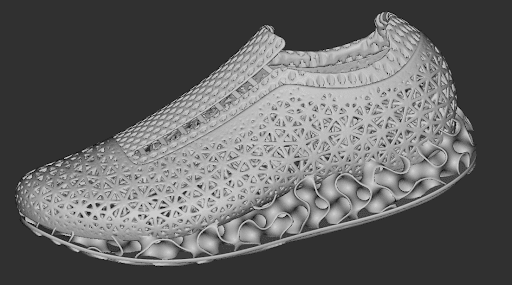 3D printed shoe Listing