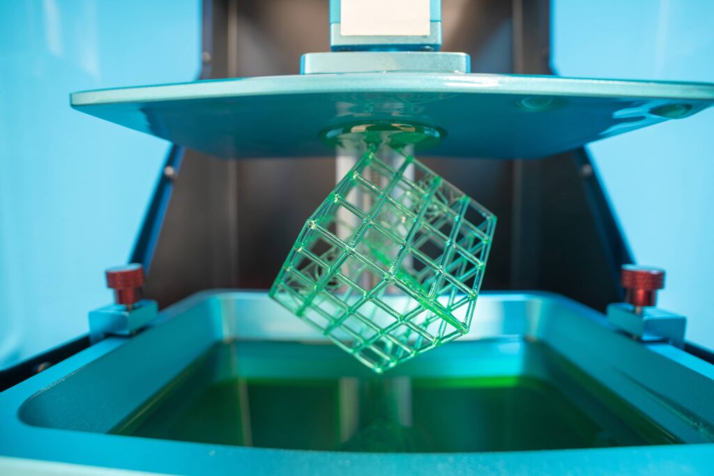 Stereolithography vat polymerization photo Stereolithography vat polymerization