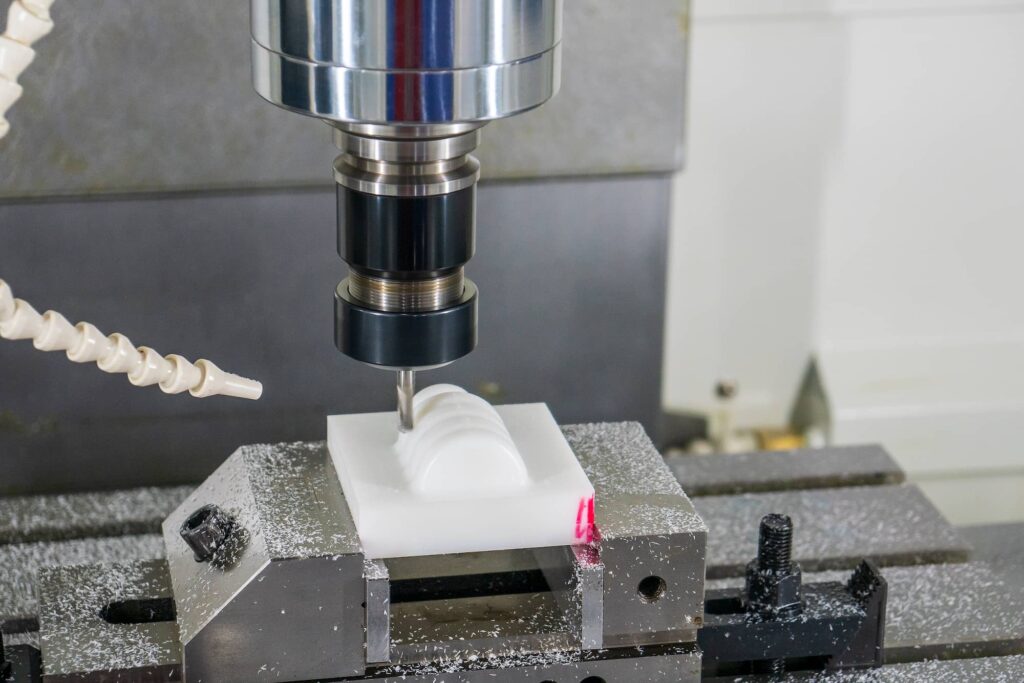 cnc machining tool close