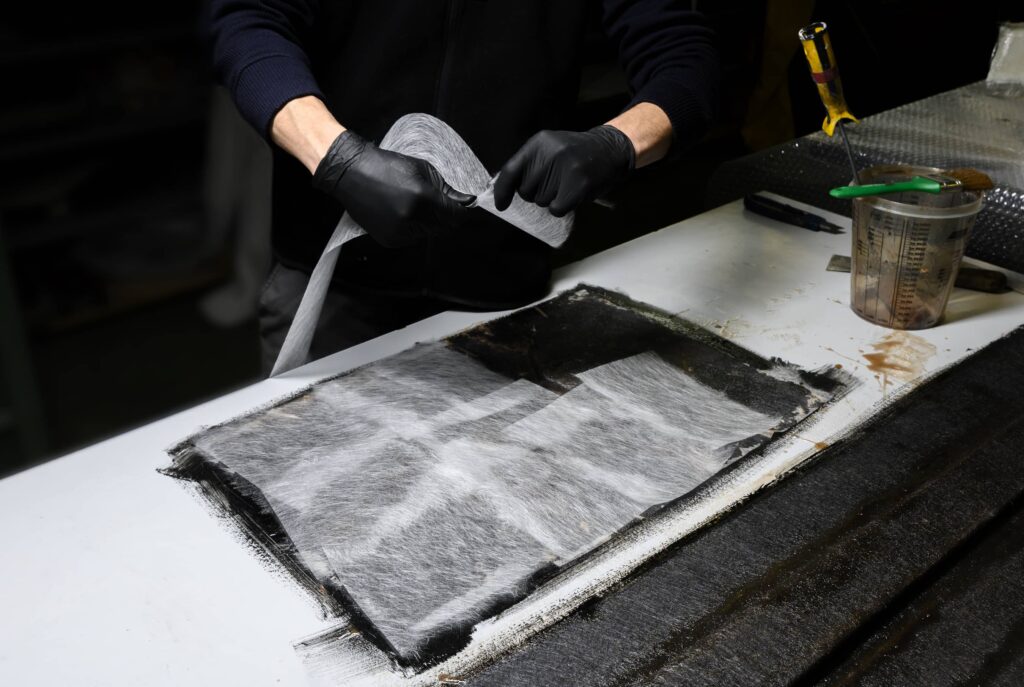 glass fibers