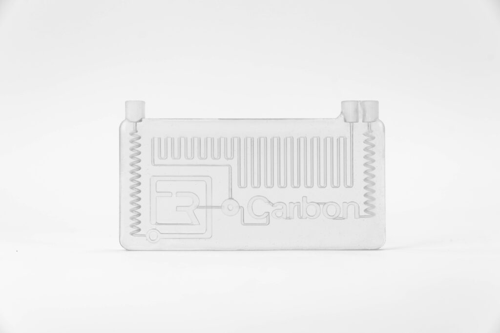 translucent parts carbon microfluidics