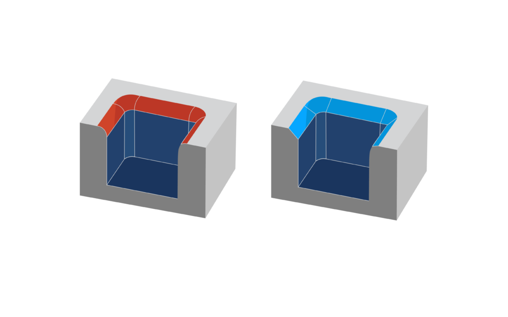 cnc machining design guide outside fillets pocket