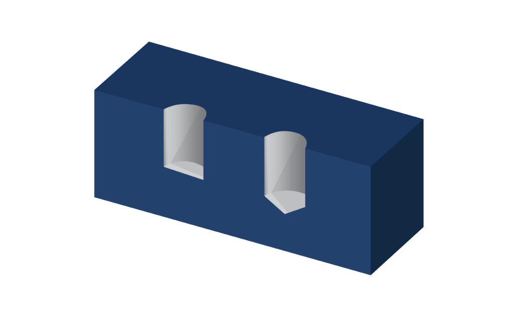 cnc machining design guide flat-bottomed holes