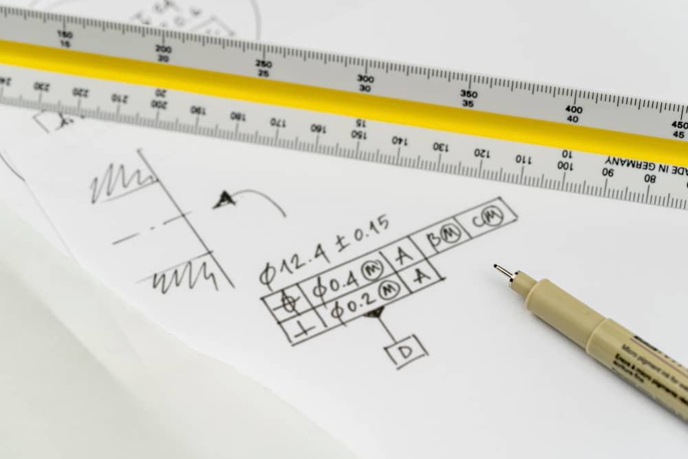 Geometric Dimensioning and Tolerancing Listing