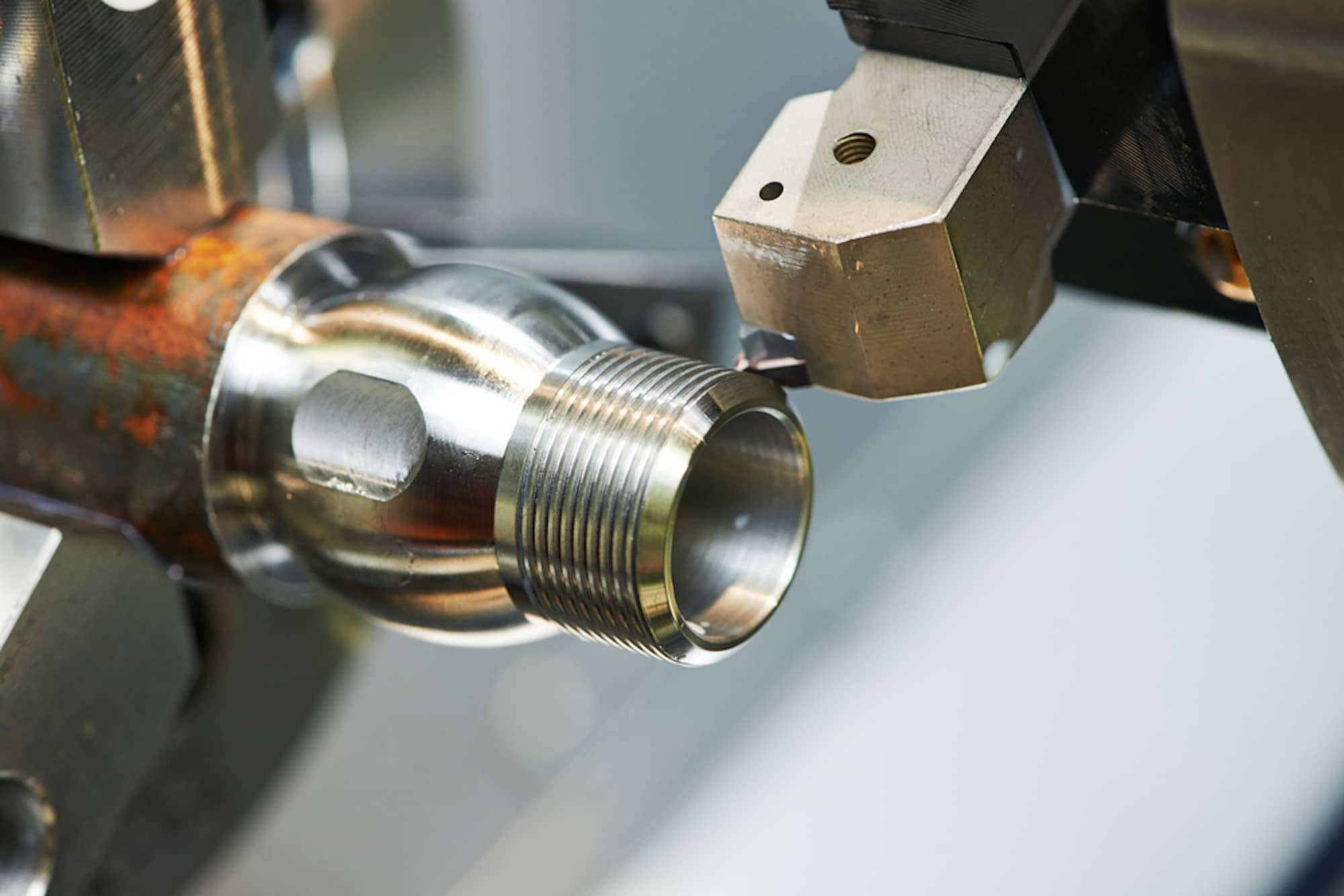 CNC milling cylinder part metal