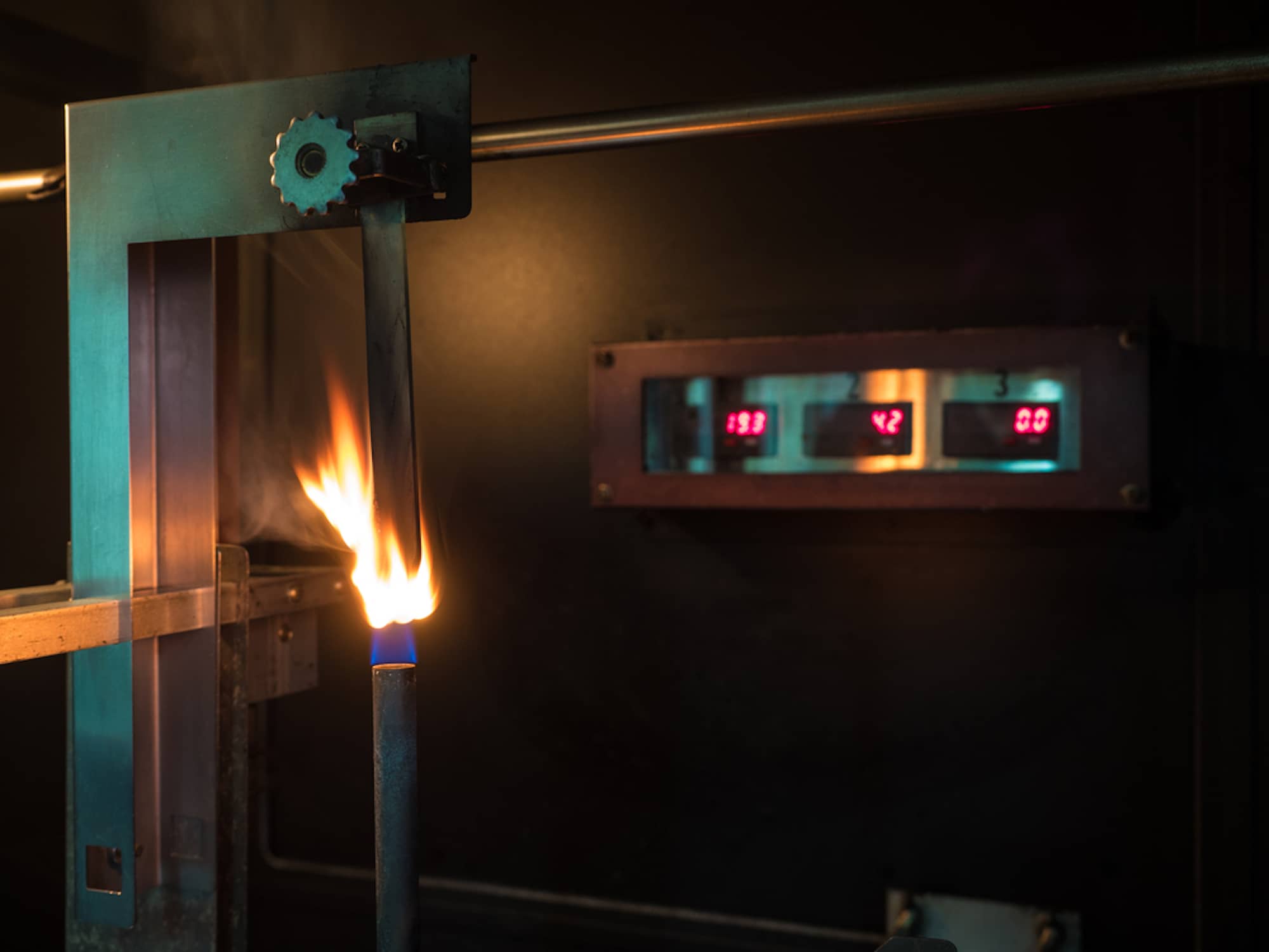 UL 94 testing flame machine